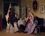 Jean Carolus The Eavesdropper painting